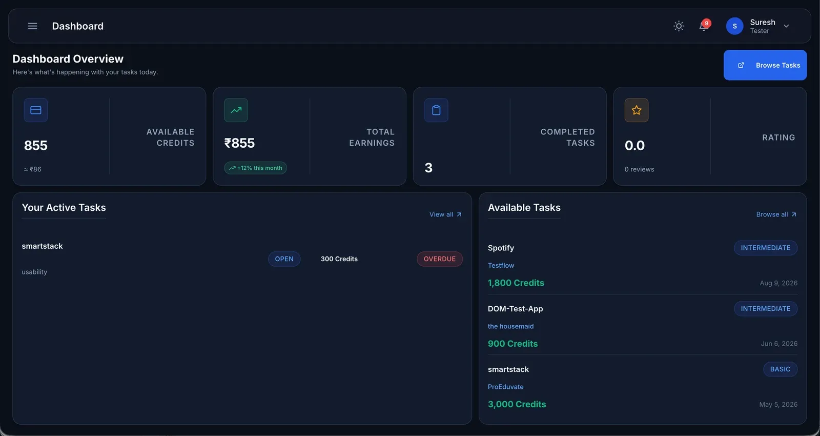 TestSync interface